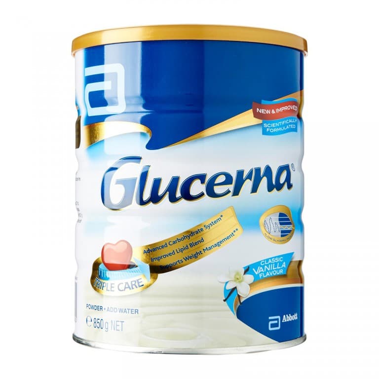 01 hộp Glucerna ÚC x 850 Gr (cho bệnh tiểu đường)-Vanilla for the Dietary management of DIABETES