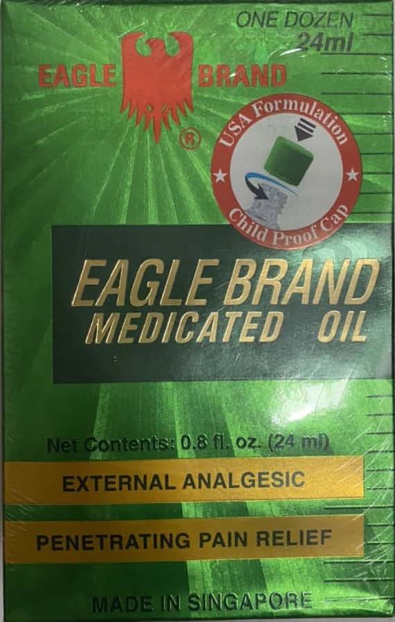 Dầu xanh công thức MỸ - lốc 12 chai (US FORMULATION-Child Proof Cap) 12 bottles/ box